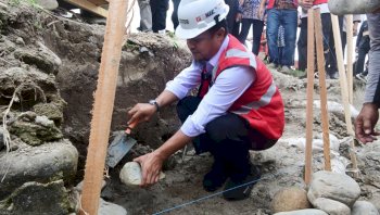 Gubernur Sulsel Groundbreaking Paket 4 MYP Irigasi, Dongkrak Produktivitas Pertanian di Luwu Raya