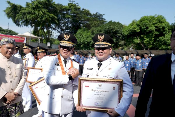 Di Hari Otda 2026, Kota Makassar Sabet Penghargaan Nasional Kinerja Pemerintahan Terbaik