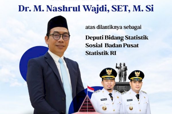 Pemkot Parepare Ucapkan Selamat atas Pelantikan Nashrul Wajdi di BPS RI