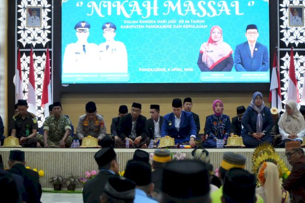 Dari 27 ke 66 Pasangan, Nikah Massal Pangkep Meningkat Tajam
