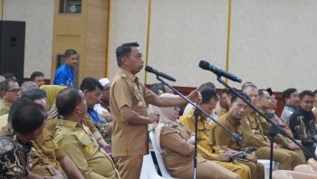 Ikuti Rakornas, Bupati Sidrap Tegaskan Komitmen Jaga Produksi Pertanian di Tengah Ancaman Kekeringan