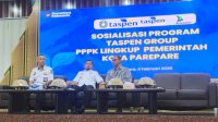 Wali Kota Tasming Hamid Buka Sosialisasi Taspen untuk PPPK Parepare