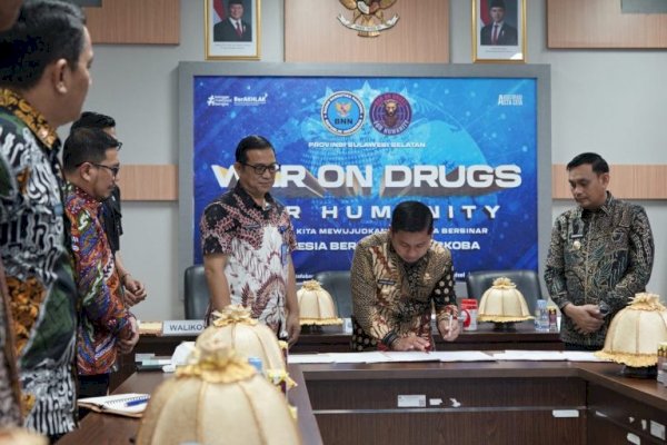 Tasming Hamid Teken Hibah Lahan, Percepat Pembentukan BNN Parepare