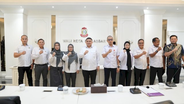 Wali Kota Makassar, Munafri Arifuddin, menyambut dan menerima kunjungan jajaran Badan Pemeriksa Keuangan (BPK) RI.