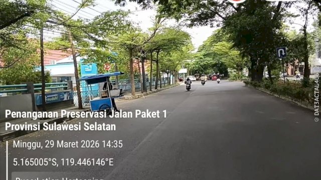 Jalan poros provinsi.