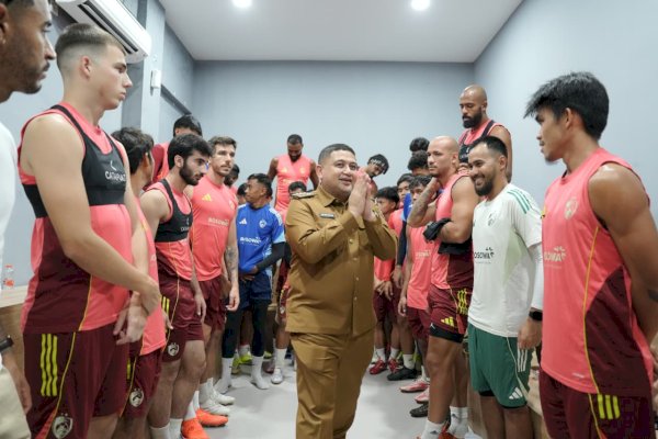 Munafri Arifuddin Motivasi Langsung Pemain PSM, Ingatkan Siri’ na Pacce, Bangkitkan Semangat