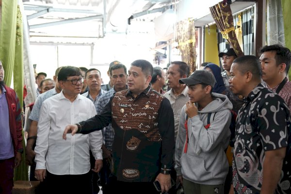 Munafri Siapkan Konsep Baru, Pasar Sentral Makassar Ditarget Kembali Jadi Pusat Ekonomi Rakyat