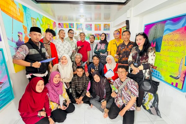 Rappokalling Jadi Sorotan, Disbud Makassar Lakukan Pendataan di Studio Seniman Muda Iswan Bintang