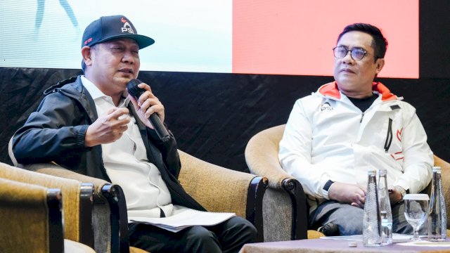 Eks anggota DPR RI dua periode, Rusdi Masse (RMS), memaparkan strategi kunci pemenangan politik di hadapan pengurus PSI se-Indonesia.