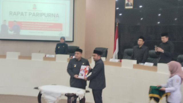 Paripurna DPRD Makassar.