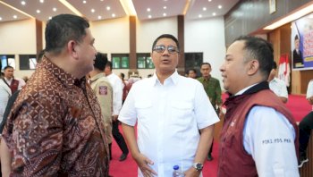 Wali Kota Munafri Hadiri Silaturahmi Bersama Mensos di Sulsel, Bahas DTSEN dan Sekolah Rakyat