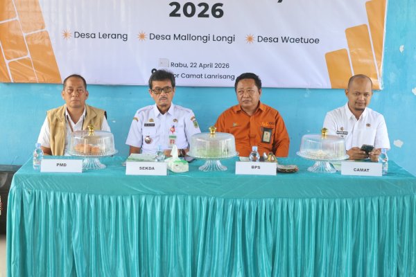 Pemkab Pinrang Tetapkan Tiga Desa Cantik, Perkuat Pembangunan Berbasis Data