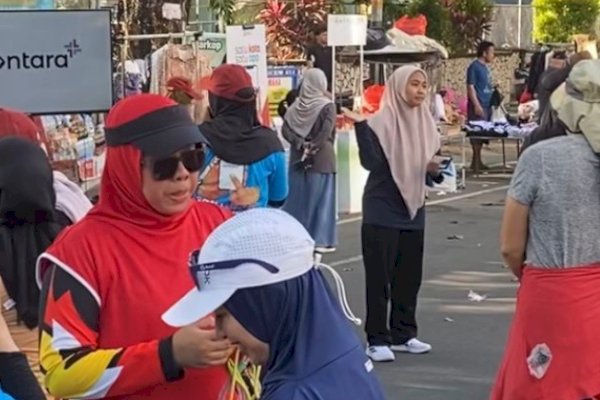 Dekatkan Layanan ke Masyarakat, Tim Lontara+ Ramaikan CFD Makassar