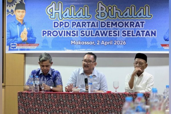Tak Sekadar Silaturahmi, Halal Bihalal Demokrat Sulsel Bahas Arah Partai ke Depan