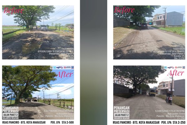 Pembangunan Jalan Sulsel Berlanjut, Sejumlah Ruas Masuki Tahap Pengaspalan