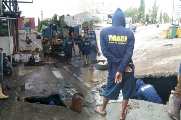 Genangan Jadi Perhatian, Bupati Irwan Genjot Pembersihan Drainase Kota