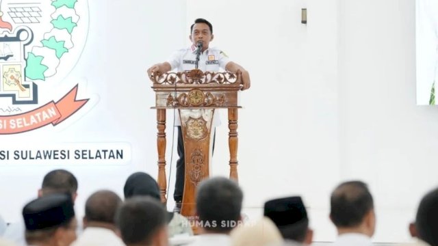 Bupati Sidrap H. Syaharuddin Alrif, dalam rakor pangan.