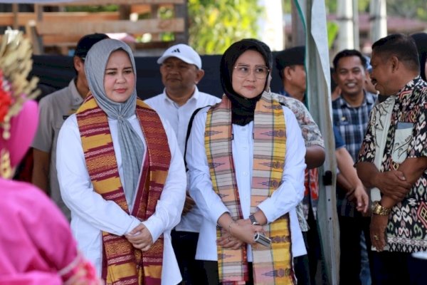 Andi Irma Dampingi Wagub Fatmawati Rusdi dalam Kegiatan Pemberdayaan dan Pesta Panen di Pinrang