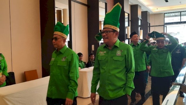 Ketua DPW PKB Sulsel, Azhar Arsyad bersama anggota DPR RI Fraksi PKB, N.M. Dipo Nusantara Pua Upa.