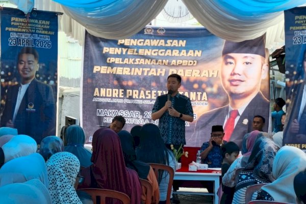 Keluhan Air Bersih dan KIS Mengemuka, Andre Tanta Serap Aspirasi Warga saat Pengawasan APBD Sulsel