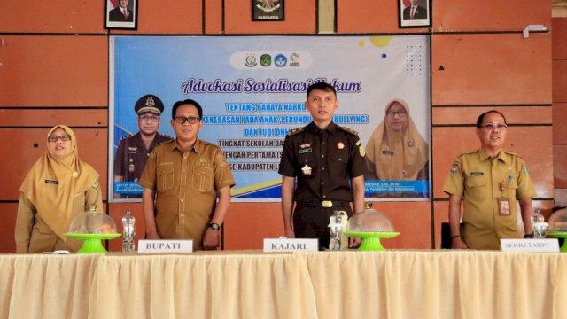 Disdikbud Lutim menggelar kegiatan Jaksa Masuk Sekolah.