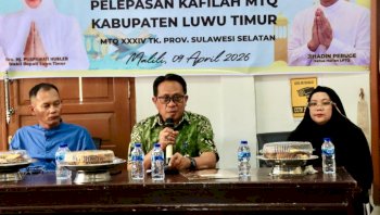 Sekda Ramadhan Resmi Lepas Kafilah Lutim, Optimis Tampil Maksimal di MTQ Sulsel Maros