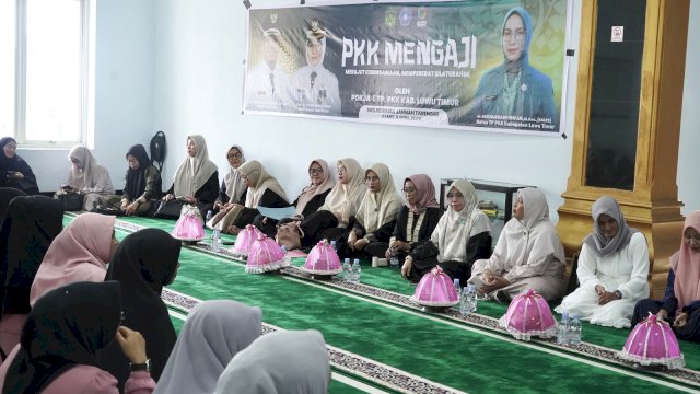 TP PKK Lutim Gelar PKK Mengaji, Wujud Penguatan Keimanan dan Silaturahmi Antar Pengurus