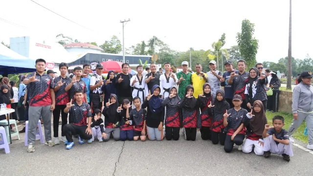 Delzhady dan Habib Wakili Lutim di Kejurnas Taekwondo 2026