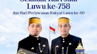 Selamat Hari Jadi ke-758 Kabupaten Luwu dan Peringatan Hari Perlawanan Rakyat Luwu ke-80
