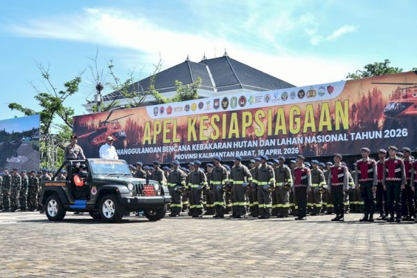 Apel Kesiapsiagaan Karhutla di Kalimantan Barat Perkuat Antisipasi Musim Kemarau 2026