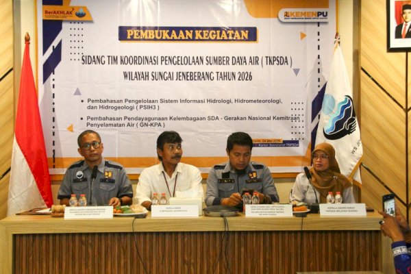 Pemprov Sulsel Perkuat Integrasi Pengelolaan SDA Jeneberang