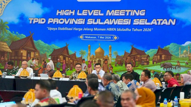 Wagub Sulsel Minta TPID Perkuat Stabilitas Harga dan Pasokan Pangan Jelang Iduladha