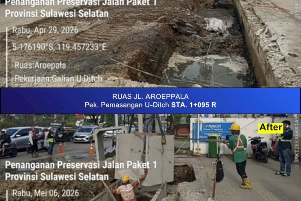 Gubernur Sulsel Update Progres MYP Infrastruktur Jalan, Ruas Hertasning hingga Bili-Bili Capai 60 Persen
