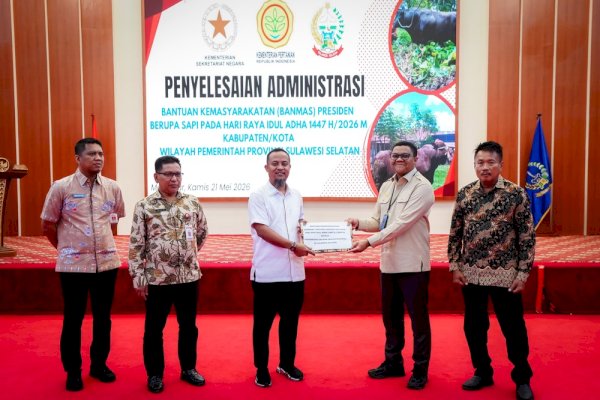Presiden Prabowo Salurkan 25 Ekor Sapi Kurban untuk Sulsel