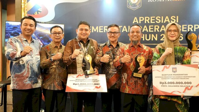 Kemendagri Nobatkan Kota Makassar Terbaik I Creative Financing, Dapat Insentif Rp3 Miliar