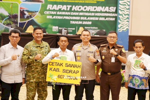 Sidrap Tancap Gas Cetak Sawah, Bupati Syaharuddin Alrif Bidik Tambahan 600 Hektare di 2026