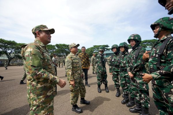 Tasming Hamid dan Hermanto Hadir di Pembukaan Latsarmil Komcad Sulsel, ASN Parepare Ambil Bagian