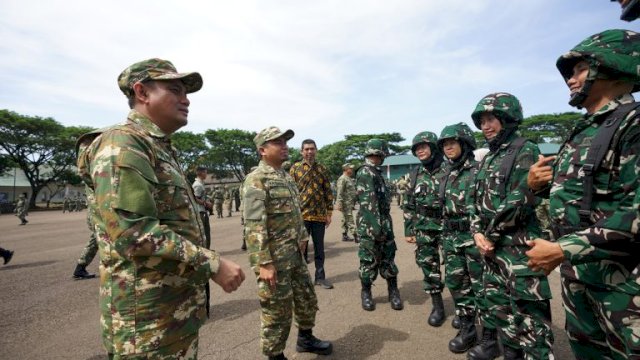 Tasming Hamid dan Hermanto Hadir di Pembukaan Latsarmil Komcad Sulsel, ASN Parepare Ambil Bagian