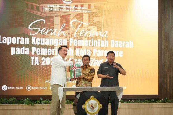 Wali Kota Tasming Hamid Serahkan LKPD Unaudited 2025, Tegaskan Komitmen Transparansi Keuangan