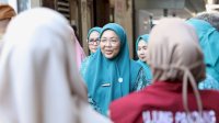 Melinda Aksa Tinjau Kebun Aku Hatinya PKK di Ujung Pandang, Dorong Kemandirian Pangan Keluarga