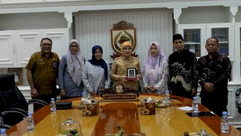 Wakil Wali Kota Makassar Terima Audiensi Perpustakaan Unhas Bahas Hari Buku Nasional