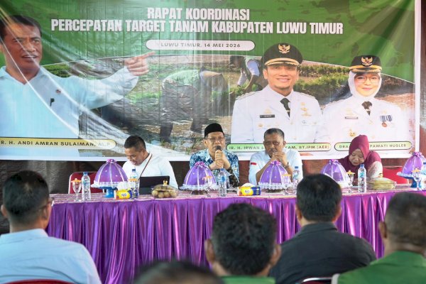 Perkuat Sinergi, Lutim Optimistis Capai Target Tanam dan Jaga Produksi Pangan