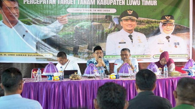 Perkuat Sinergi, Lutim Optimistis Capai Target Tanam dan Jaga Produksi Pangan