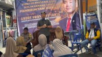 APT Sapa Warga Lariangbangi dalam Kegiatan Pengawasan APBD Sulsel, Warga Keluhkan Drainase