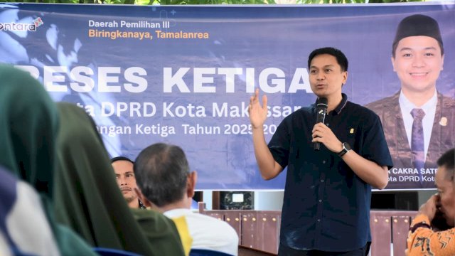 Anggota DPRD Kota Makassar, Andi Odhika Cakra Satriawan.