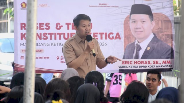 Wakil Ketua DPRD Makassar, Eric Horas.