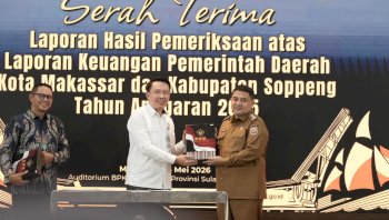 Di Bawah Kepemimpinan Appi-Aliyah, Makassar Pertahankan Opini WTP atas LKPD 2025