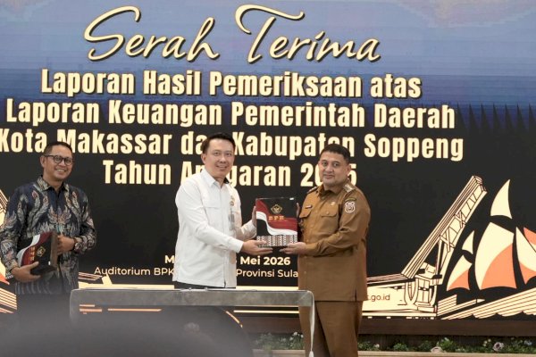 Di Bawah Kepemimpinan Appi-Aliyah, Makassar Pertahankan Opini WTP atas LKPD 2025
