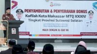 Wali Kota-Ketua TP PKK Makassar Beri Bonus dan Apresiasi 47 Peserta Juara Lomba MTQ Sulsel