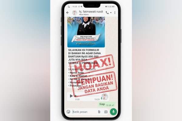 Waspada! Penipu Catut Nama Wagub Sulsel Lewat WhatsApp
